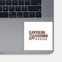 Caverns And Canines-none glossy sticker-kg07