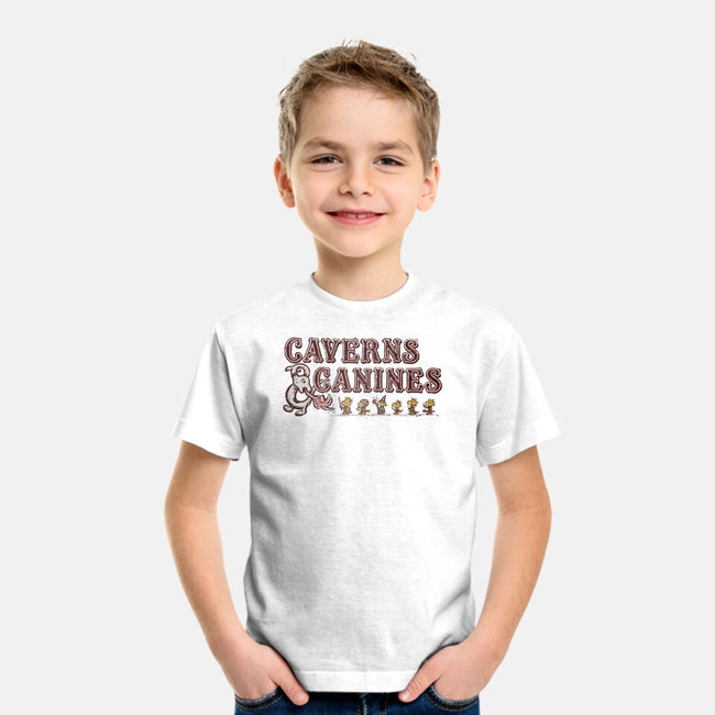 Caverns And Canines-youth basic tee-kg07