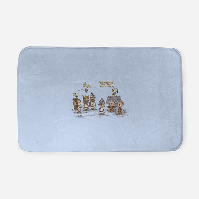 She Turned Me Into A Newt-none memory foam bath mat-kg07