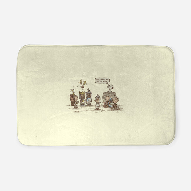 She Turned Me Into A Newt-none memory foam bath mat-kg07
