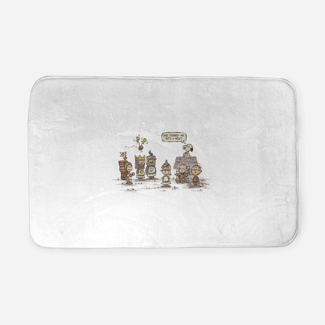 She Turned Me Into A Newt-none memory foam bath mat-kg07