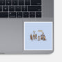 She Turned Me Into A Newt-none glossy sticker-kg07