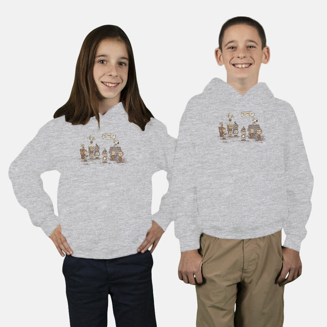 She Turned Me Into A Newt-youth pullover sweatshirt-kg07