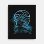 The Water Bender-none stretched canvas-kharmazero