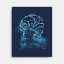 The Water Bender-none stretched canvas-kharmazero