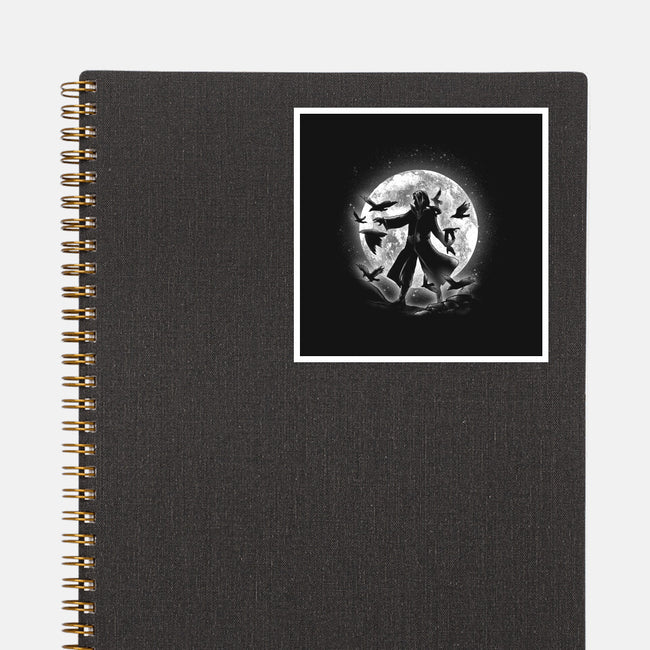 Moonlight Crows-none glossy sticker-fanfreak1