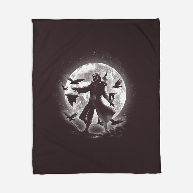 Moonlight Crows-none fleece blanket-fanfreak1