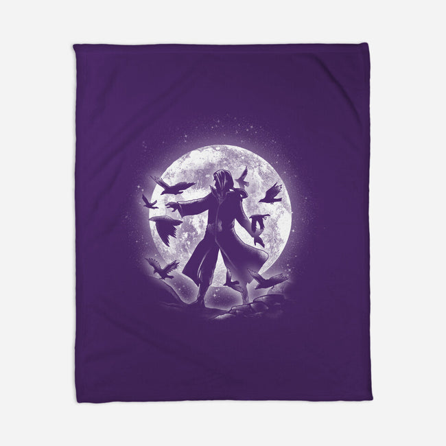 Moonlight Crows-none fleece blanket-fanfreak1