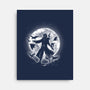 Moonlight Crows-none stretched canvas-fanfreak1