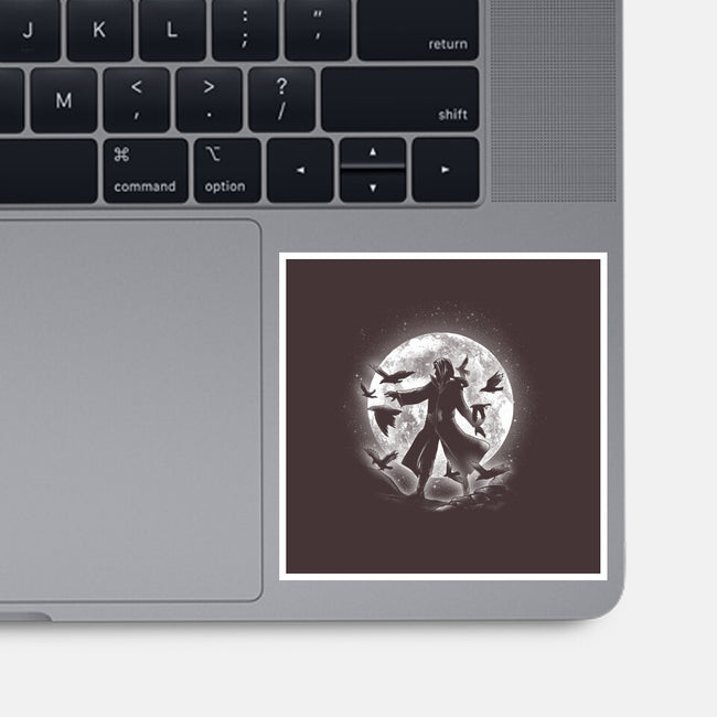Moonlight Crows-none glossy sticker-fanfreak1
