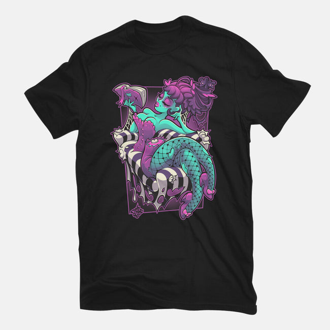 Half Dead-mens basic tee-Jehsee