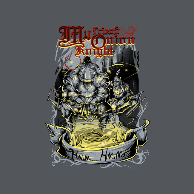My Friend Onion Knight-none polyester shower curtain-Guilherme magno de oliveira