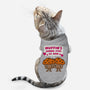 Muffin's Gonna Stop Us-cat basic pet tank-Weird & Punderful