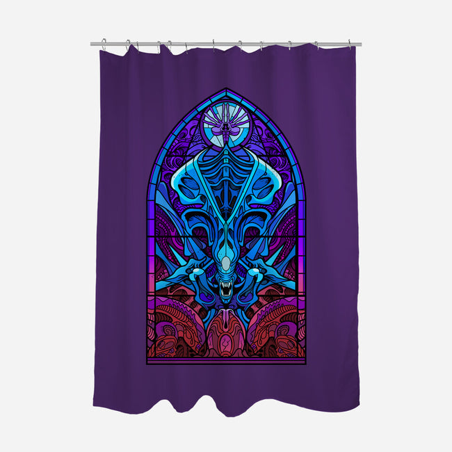 Temple Of Creation-none polyester shower curtain-daobiwan