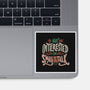 Not Interested In Small Talk-none glossy sticker-tobefonseca