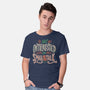Not Interested In Small Talk-mens basic tee-tobefonseca