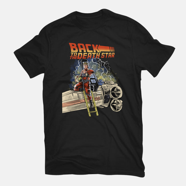 Back To The Death Star-mens basic tee-zascanauta