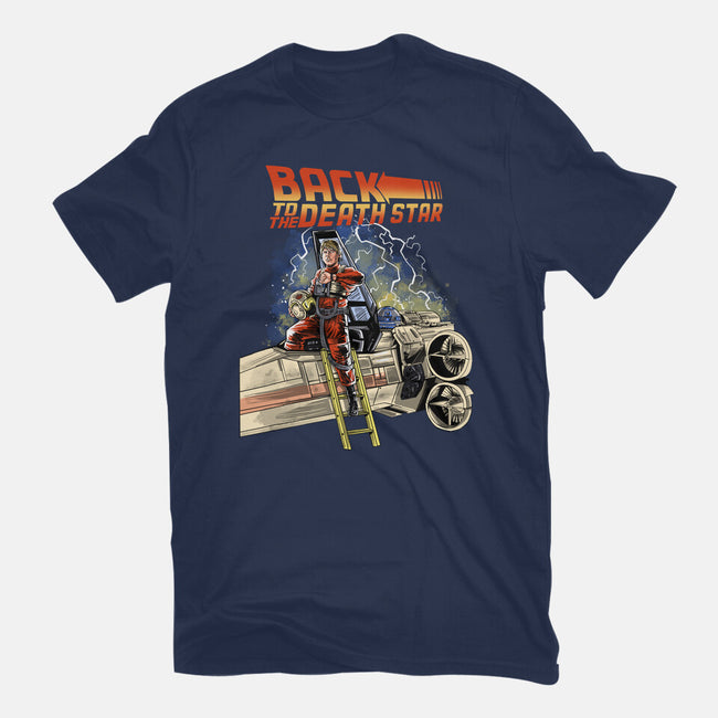 Back To The Death Star-mens basic tee-zascanauta