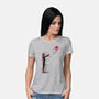 Spider With Balloon-womens basic tee-zascanauta