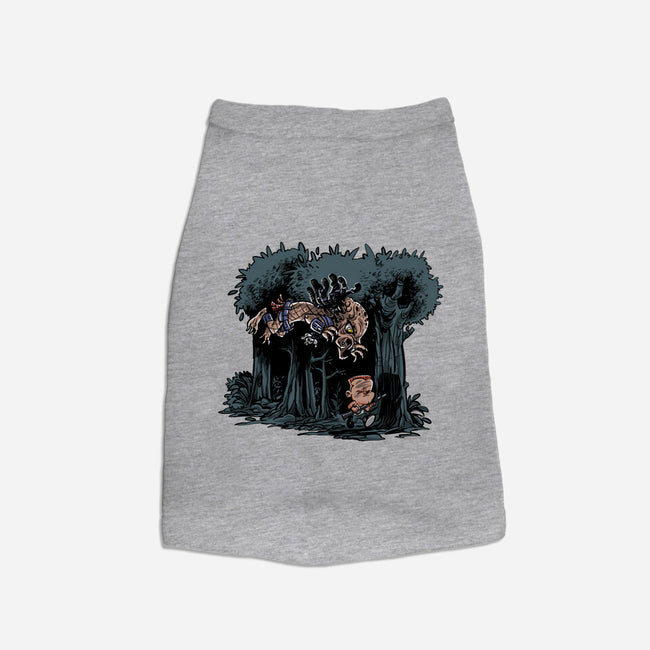 Arnie And Predator-dog basic pet tank-zascanauta