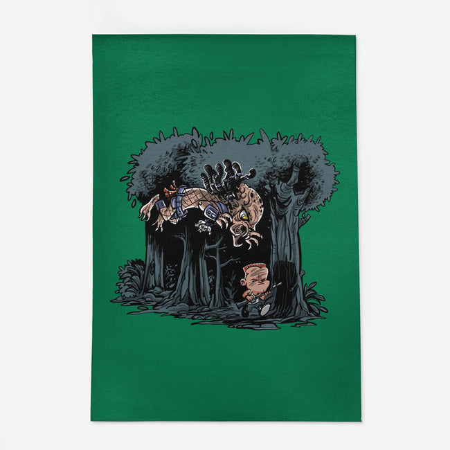 Arnie And Predator-none outdoor rug-zascanauta