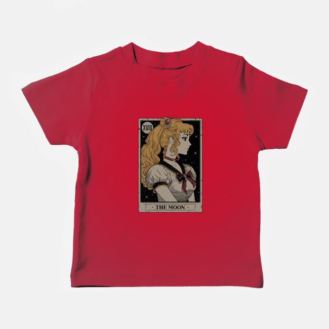 The Moon Tarot-baby basic tee-Hafaell