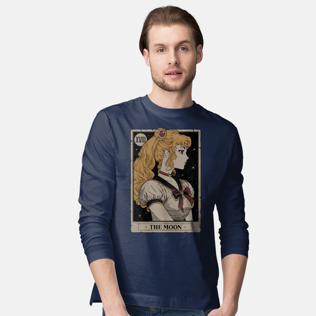 The Moon Tarot-mens long sleeved tee-Hafaell