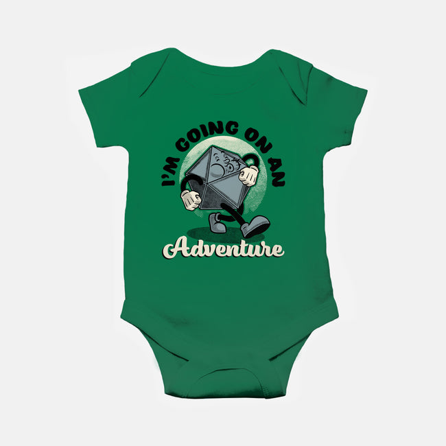 Going On An Adventure-baby basic onesie-Studio Mootant