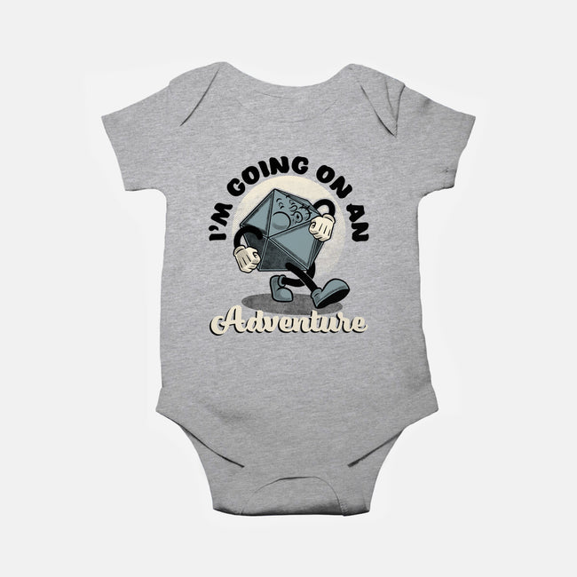 Going On An Adventure-baby basic onesie-Studio Mootant