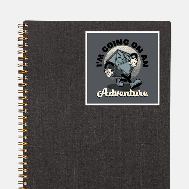 Going On An Adventure-none glossy sticker-Studio Mootant