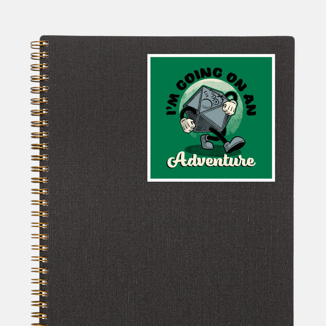 Going On An Adventure-none glossy sticker-Studio Mootant