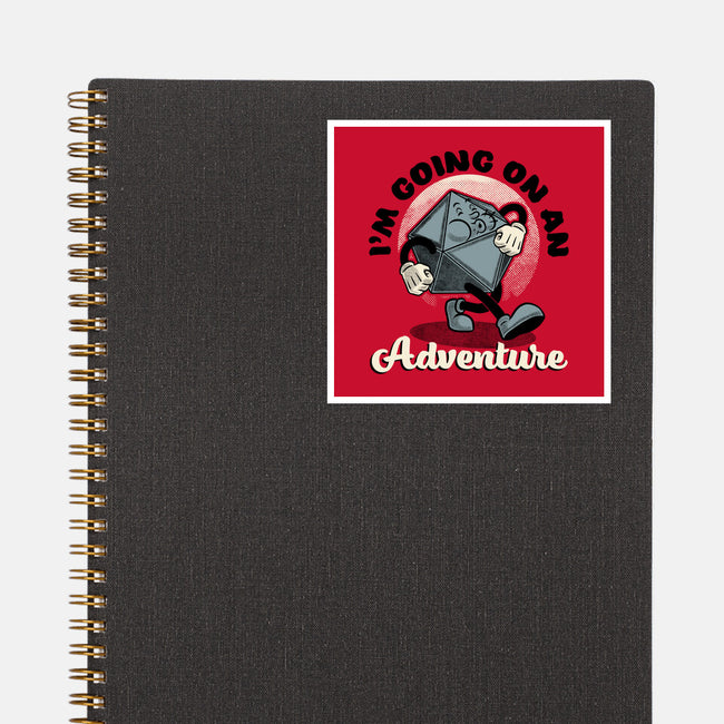 Going On An Adventure-none glossy sticker-Studio Mootant