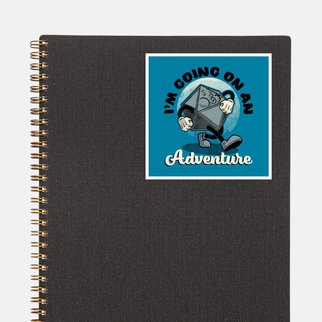 Going On An Adventure-none glossy sticker-Studio Mootant