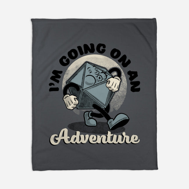 Going On An Adventure-none fleece blanket-Studio Mootant