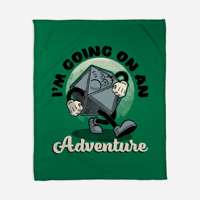 Going On An Adventure-none fleece blanket-Studio Mootant