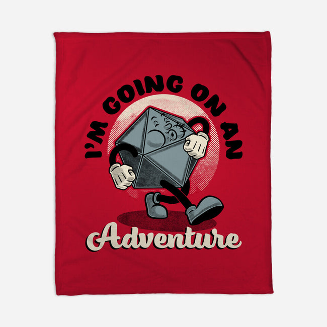 Going On An Adventure-none fleece blanket-Studio Mootant