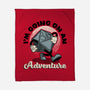Going On An Adventure-none fleece blanket-Studio Mootant