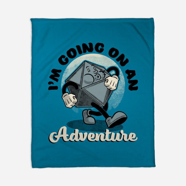 Going On An Adventure-none fleece blanket-Studio Mootant