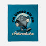 Going On An Adventure-none fleece blanket-Studio Mootant