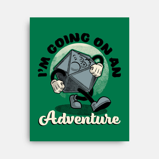 Going On An Adventure-none stretched canvas-Studio Mootant