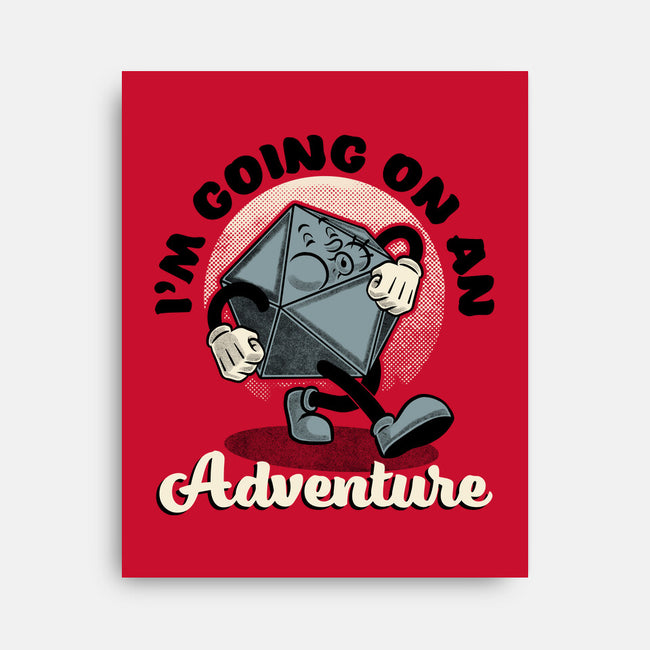 Going On An Adventure-none stretched canvas-Studio Mootant