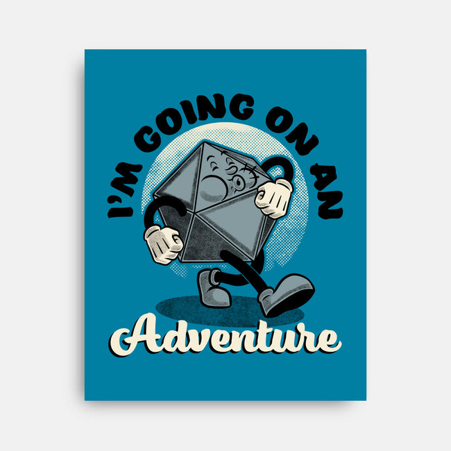 Going On An Adventure-none stretched canvas-Studio Mootant