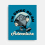 Going On An Adventure-none stretched canvas-Studio Mootant