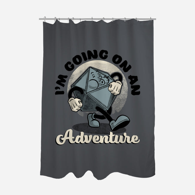 Going On An Adventure-none polyester shower curtain-Studio Mootant