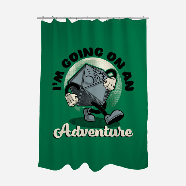 Going On An Adventure-none polyester shower curtain-Studio Mootant
