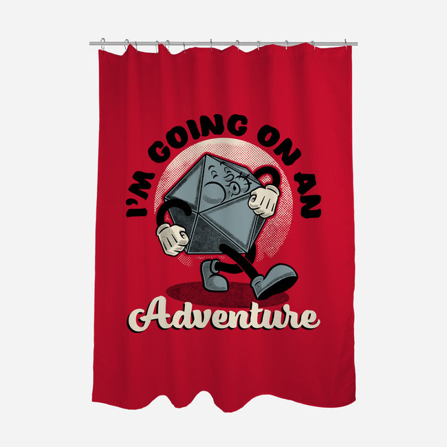 Going On An Adventure-none polyester shower curtain-Studio Mootant