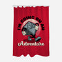 Going On An Adventure-none polyester shower curtain-Studio Mootant