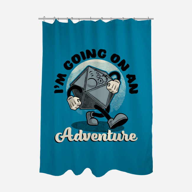Going On An Adventure-none polyester shower curtain-Studio Mootant