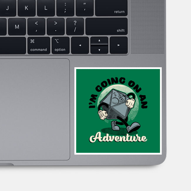 Going On An Adventure-none glossy sticker-Studio Mootant