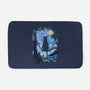 Cat Starry Night-none memory foam bath mat-fanfabio